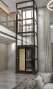 Residential Hydraulic Elevator With Structure